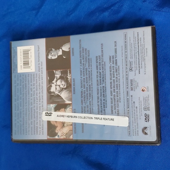 4/$20 Breakfast at Tiffany’s, Roman Holiday, Sabrina multifeature dvd - Picture 4 of 5